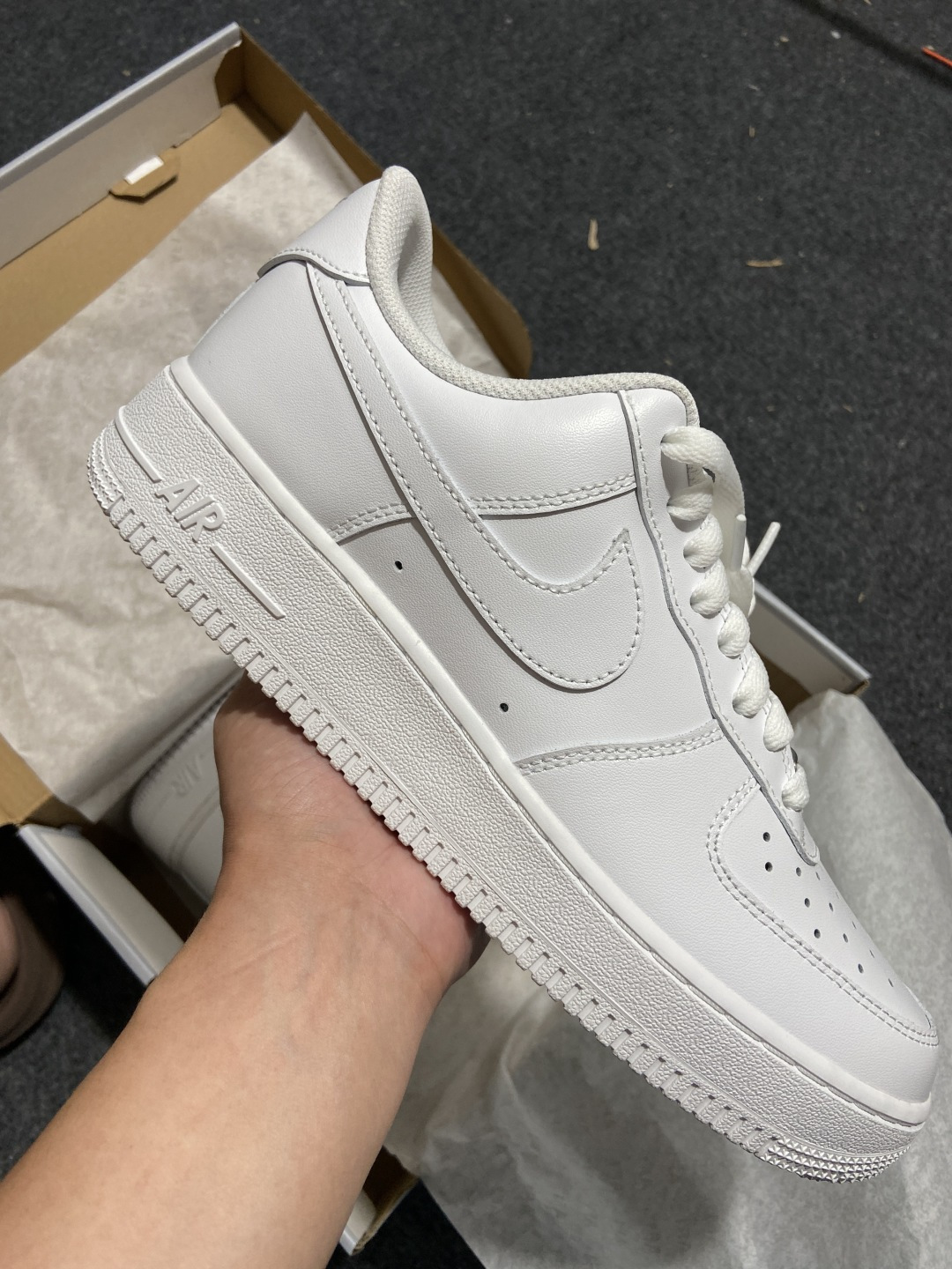NK Air Force 1 Low '07 空军一号低帮经典板鞋 全白 36-39 DD8959-10