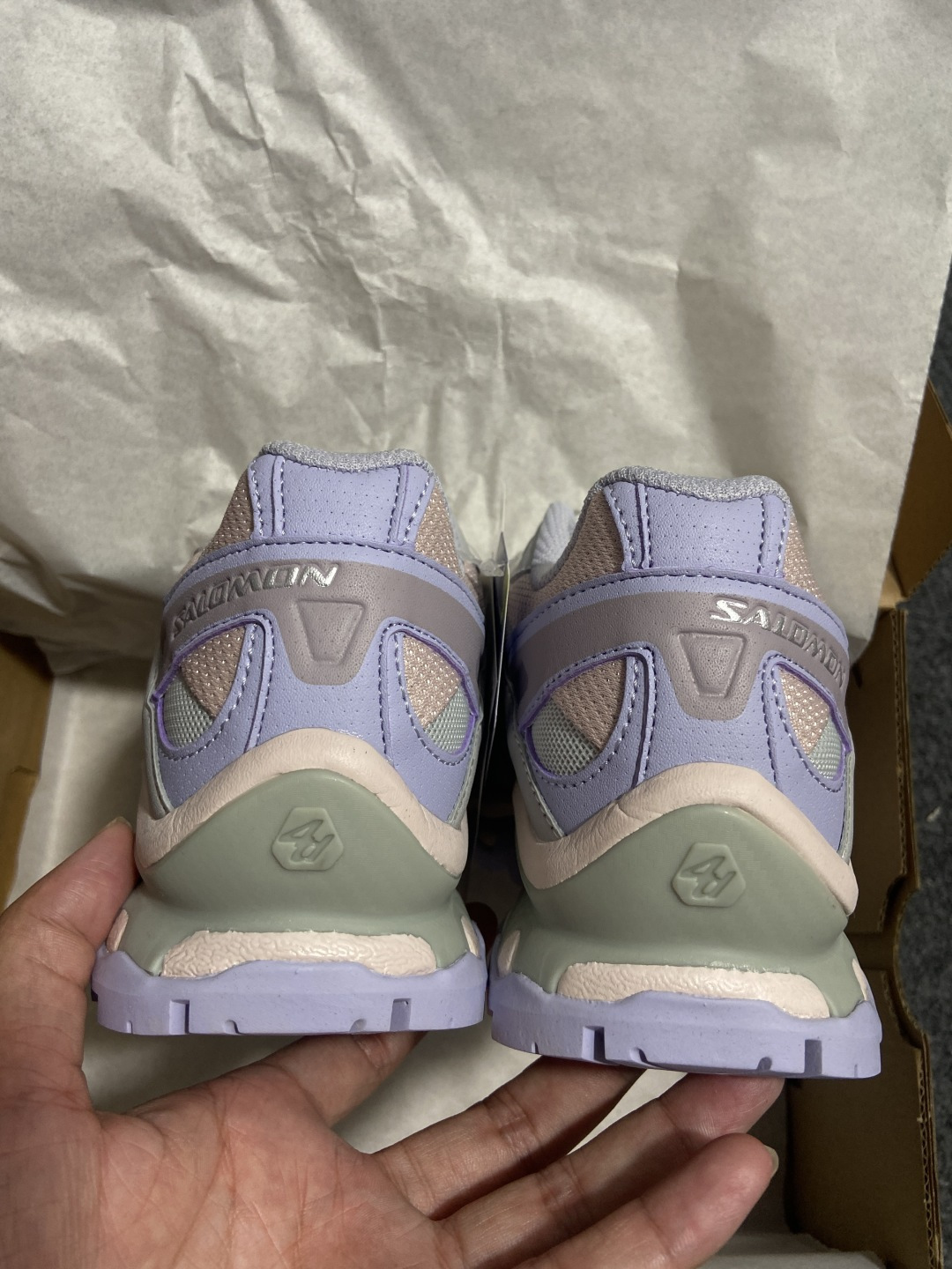【绿x升级版】Salomon XT-QUEST ADV 萨洛蒙情侣款户外机能鞋 薰衣草紫 马卡龙配色全新