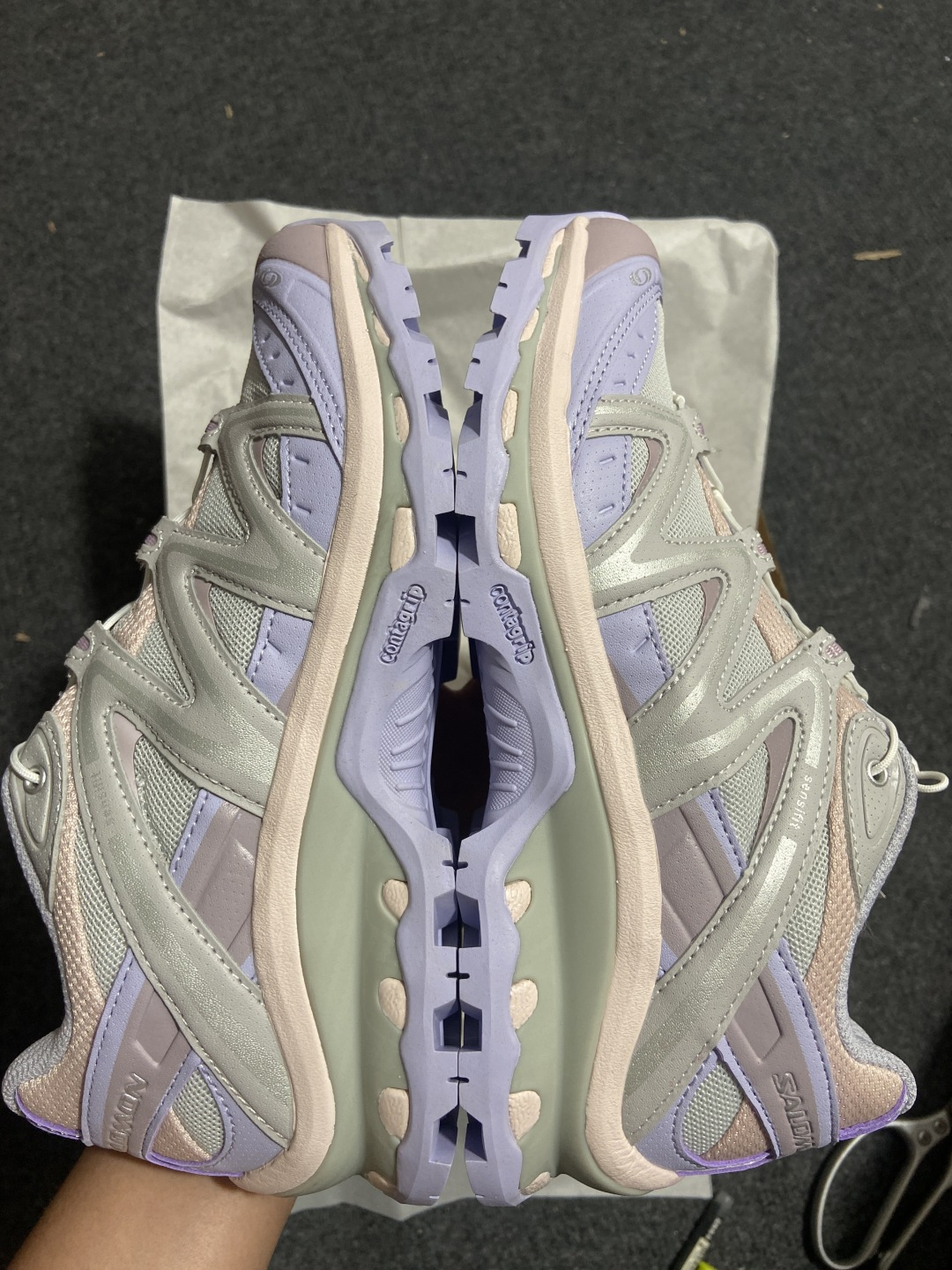 【绿x升级版】Salomon XT-QUEST ADV 萨洛蒙情侣款户外机能鞋 薰衣草紫 马卡龙配色全新
