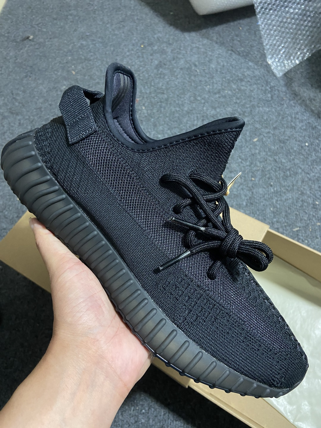 Yeezy黑武士 尺码:36-50 纯原版出品-Yeezy Boost 350 V2“Onyx”黑武士 玛瑙 HQ454