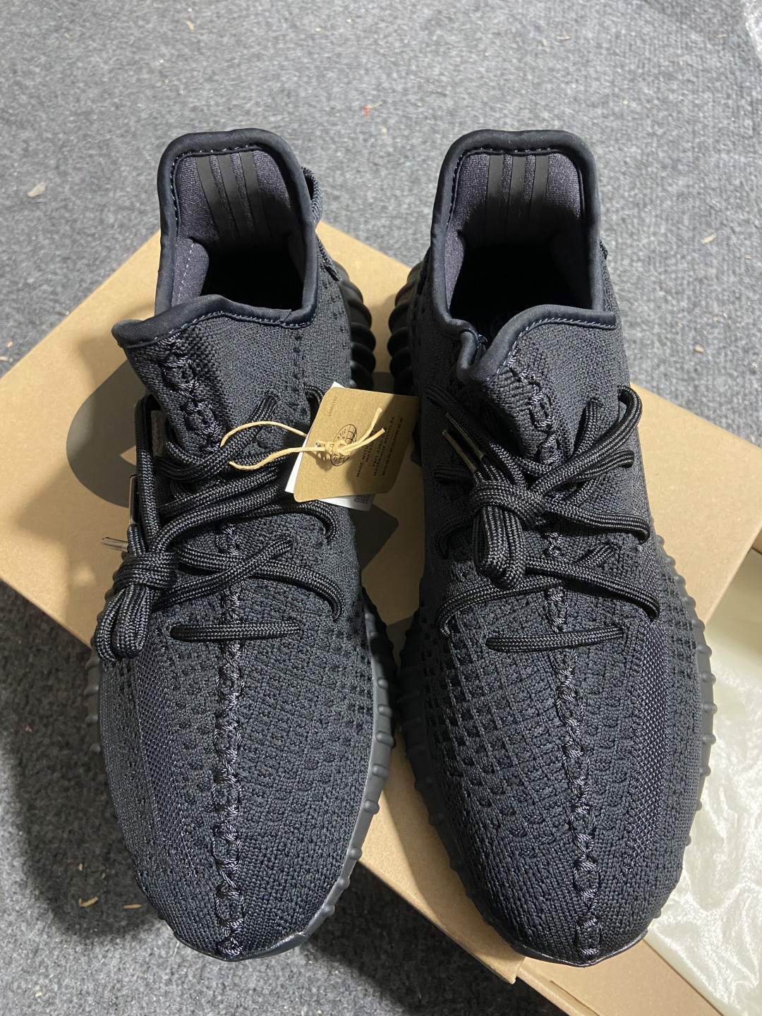 Yeezy黑武士 尺码:36-50 纯原版出品-Yeezy Boost 350 V2“Onyx”黑武士 玛瑙 HQ454