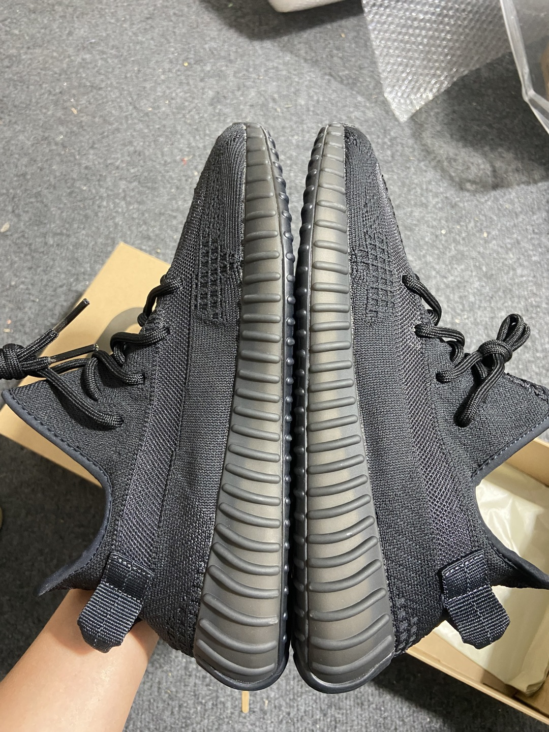 Yeezy黑武士 尺码:36-50 纯原版出品-Yeezy Boost 350 V2“Onyx”黑武士 玛瑙 HQ454
