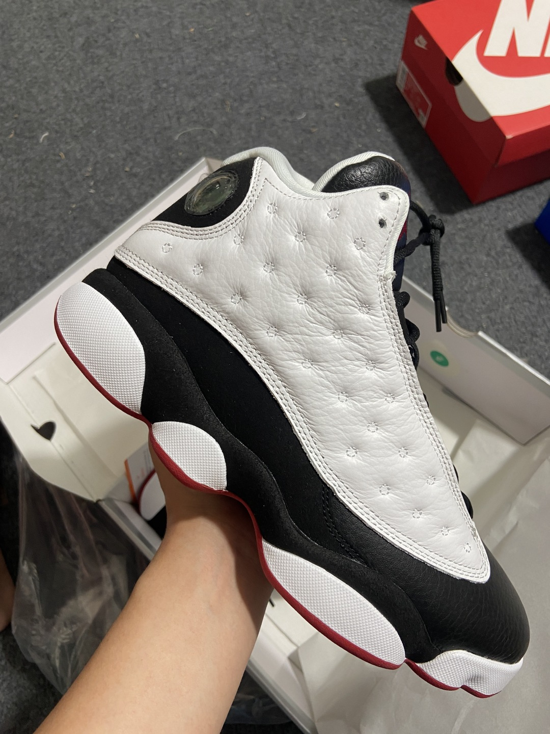 AJ13 尺码:40-47.5 纯原版出品-Air Jordan 13 He Got Game(2018)熊猫 -104 AJ13 尺码:40-47.5 纯原版出品-Air Jordan 13 He Got Game(2018)熊猫 -104