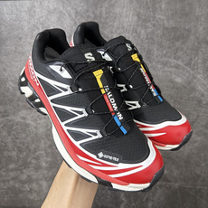 OG版 SALOMON萨洛蒙 XT-6 GTX黑红 舒适百搭 户外越野耐磨包裹性支撑 男女同款低帮跑步鞋 真防水版 OG版 SALOMON萨洛蒙 XT-6 GTX黑红 舒适百搭 户外越野耐磨包裹性支撑 男女同款低帮跑步鞋 真防水版