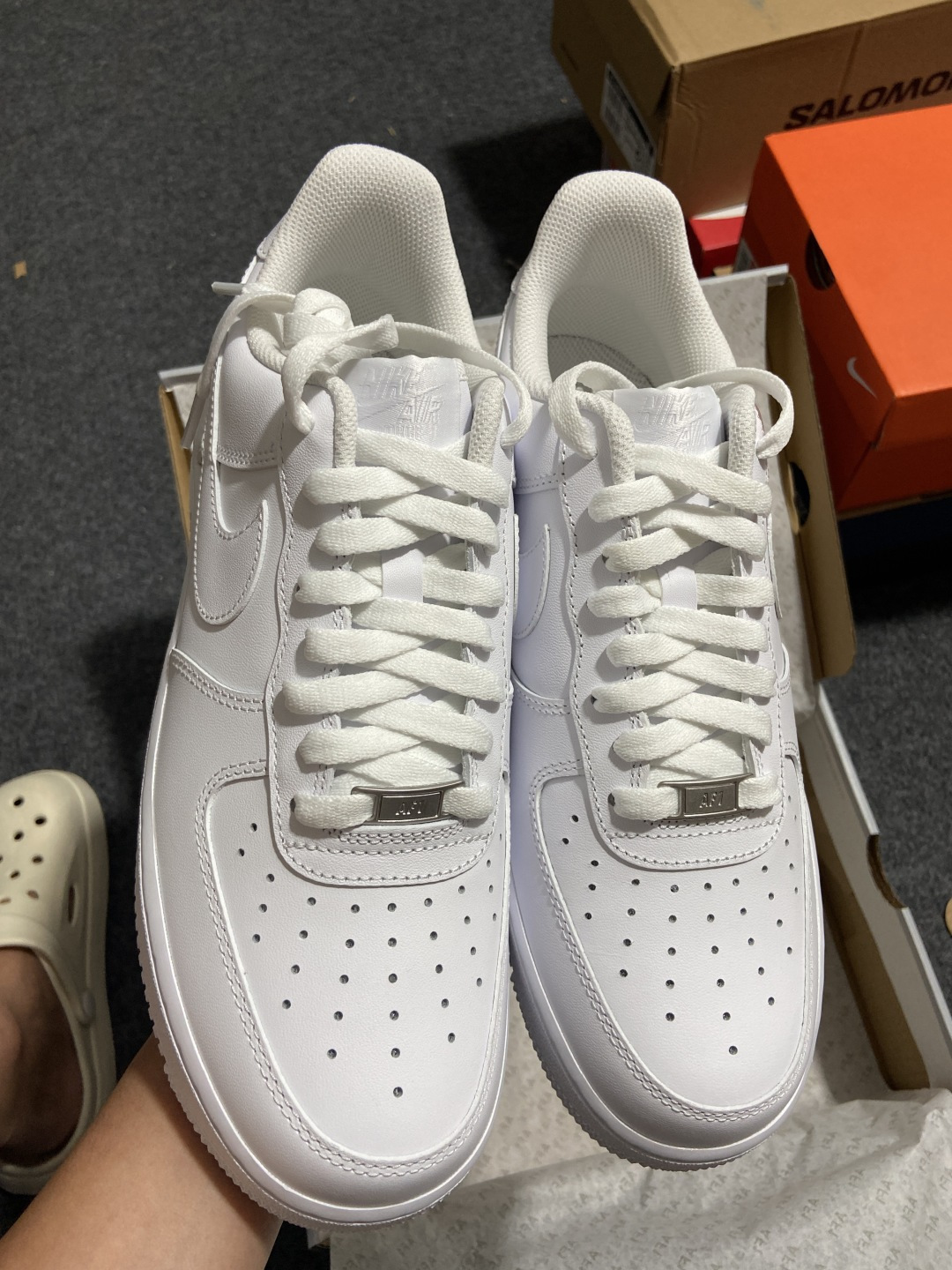 升级版 纯原-Air Force 1 Low 07 AF1 全白闪电 CW2288-111 35.5 36 36.5 3