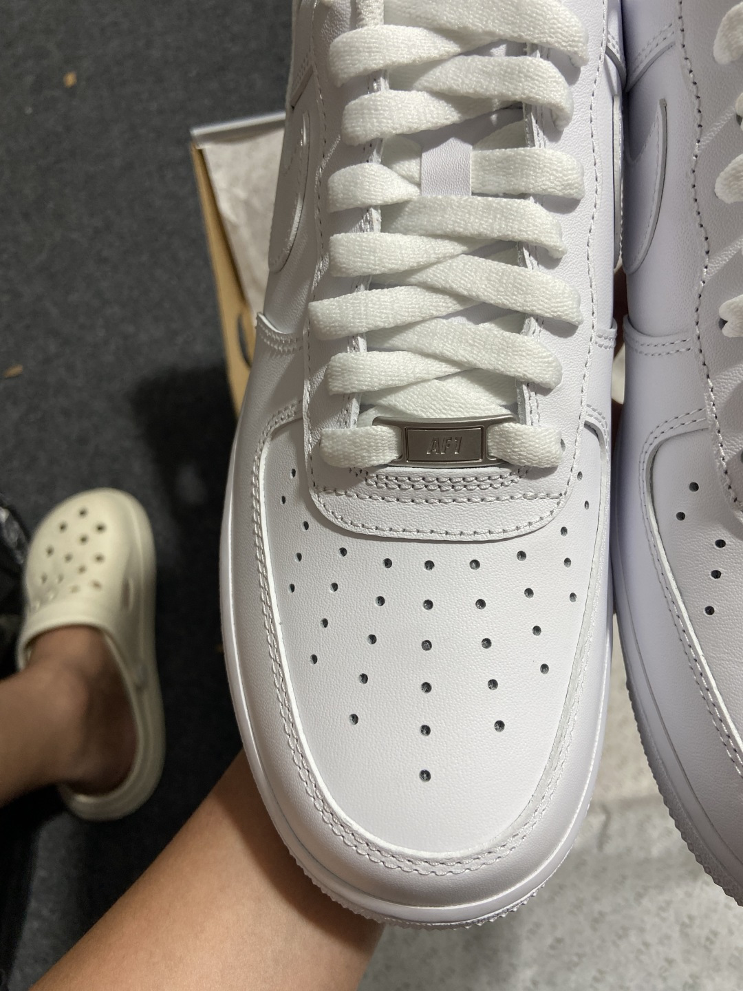 升级版 纯原-Air Force 1 Low 07 AF1 全白闪电 CW2288-111 35.5 36 36.5 3