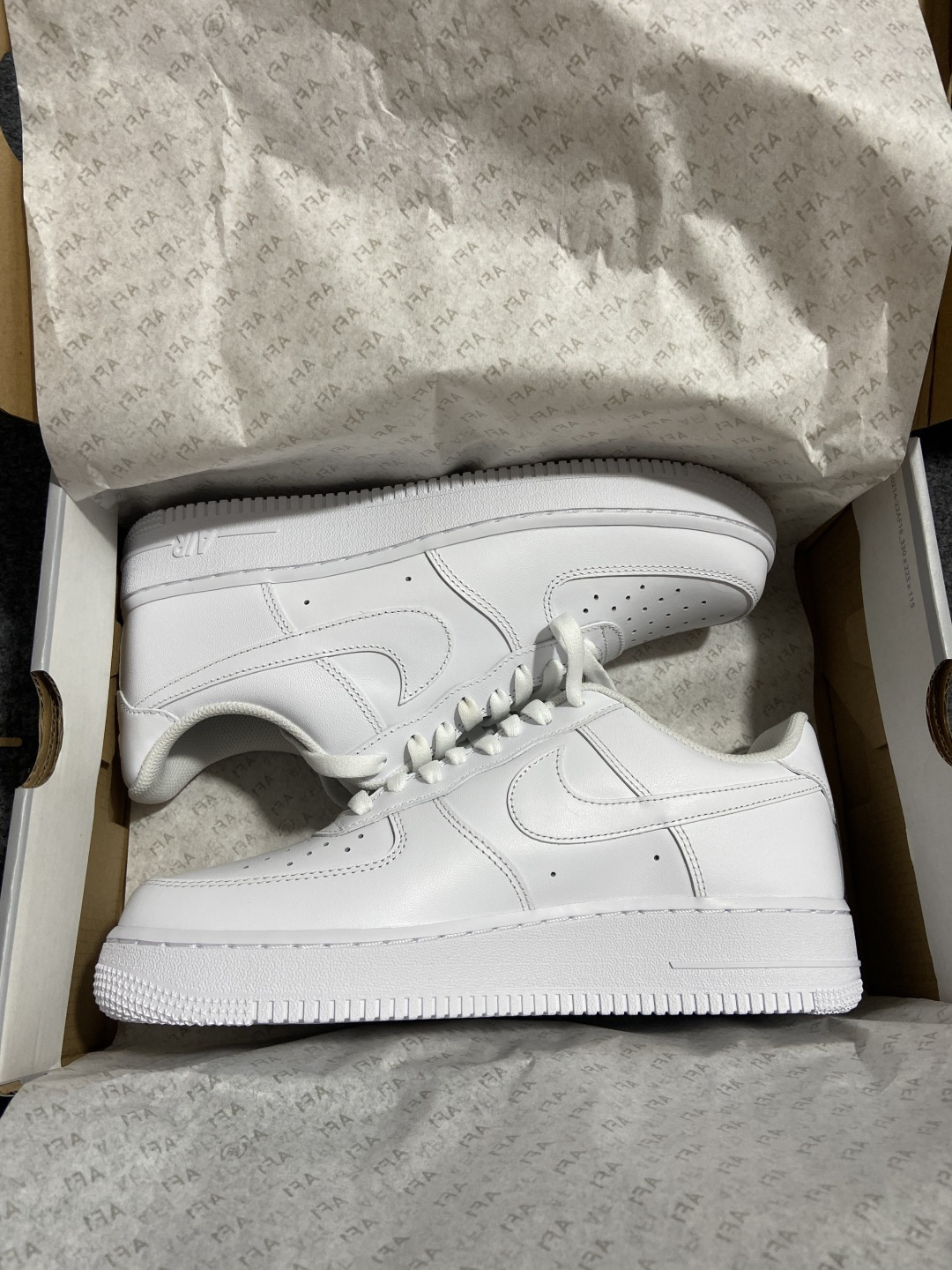 升级版 纯原-Air Force 1 Low 07 AF1 全白闪电 CW2288-111 35.5 36 36.5 3