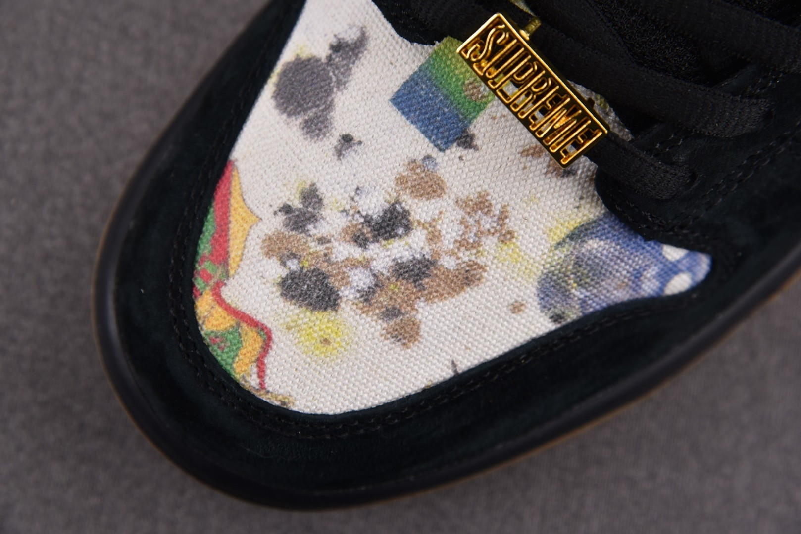 ¥:420 Supreme x NK SB Dunk Low“Rammellzee”Sup联名 黑彩 FD8778-00