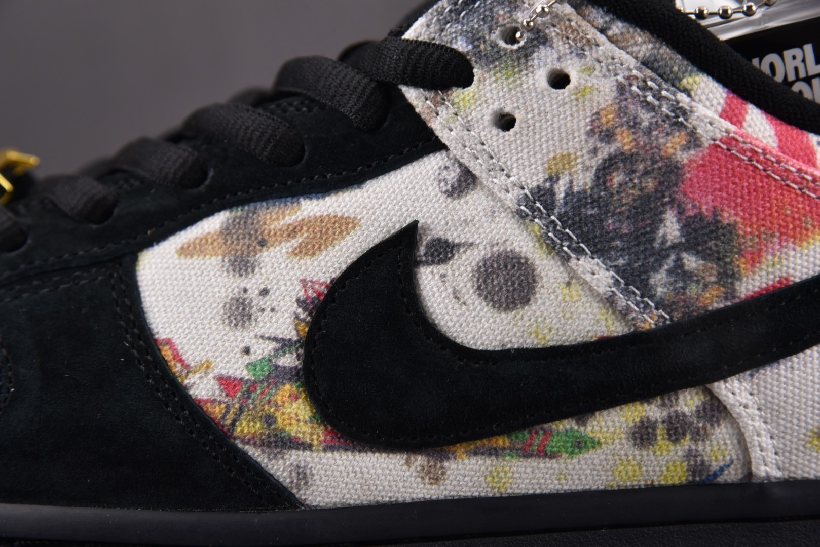 ¥:420 Supreme x NK SB Dunk Low“Rammellzee”Sup联名 黑彩 FD8778-00