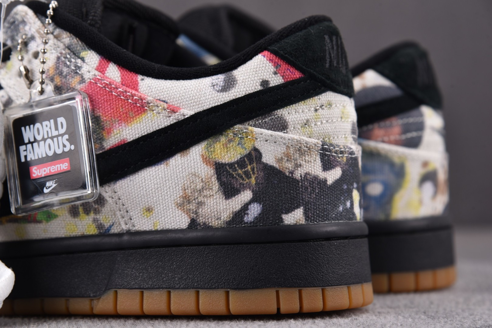 ¥:420 Supreme x NK SB Dunk Low“Rammellzee”Sup联名 黑彩 FD8778-00