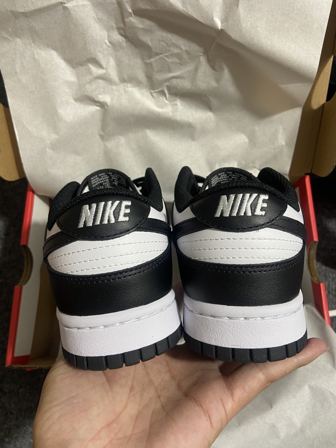 补货 Dunk 尺码:35.5-47.¥:400 纯原出品-Dunk Low Retro “Black” 黑白 熊猫 D