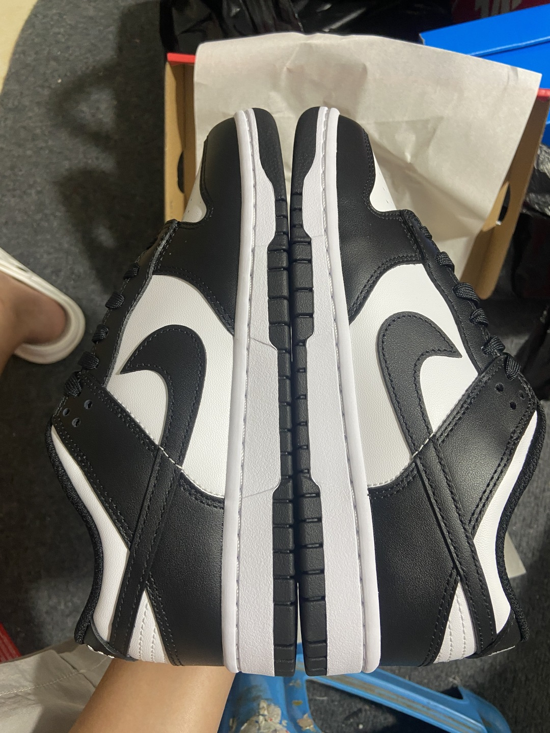 补货 Dunk 尺码:35.5-47.¥:400 纯原出品-Dunk Low Retro “Black” 黑白 熊猫 D