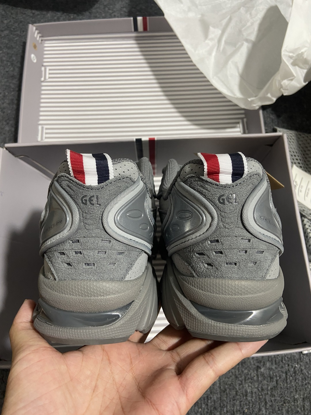 ASICS Gel-Kayano 14 Thom Browne Grey 灰色 1203B110-020 #YZ004 