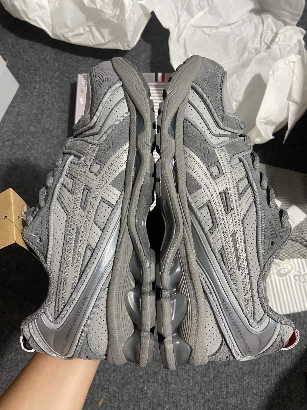 ASICS Gel-Kayano 14 Thom Browne Grey 灰色 1203B110-020 #YZ004 