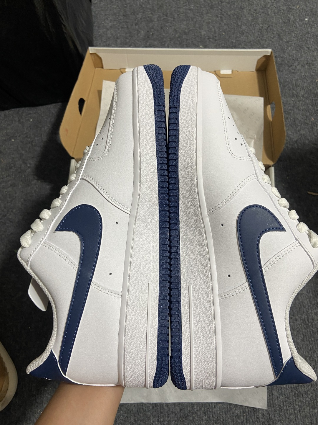 独家实拍✨ HY版本 纯原级别 Nike Air Force 1 Low 原厂冲刀皮料切割干净 无任何毛边 清洁度细节完