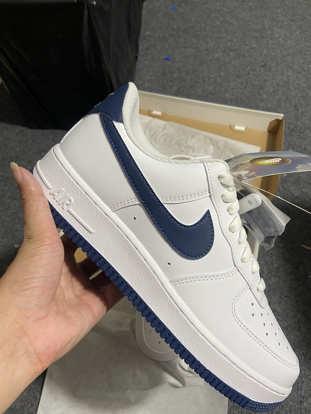 独家实拍✨ HY版本 纯原级别 Nike Air Force 1 Low 原厂冲刀皮料切割干净 无任何毛边 清洁度细节完