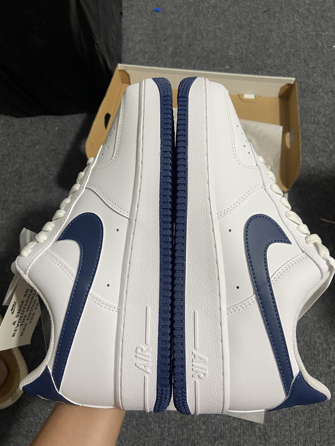 独家实拍✨ HY版本 纯原级别 Nike Air Force 1 Low 原厂冲刀皮料切割干净 无任何毛边 清洁度细节完