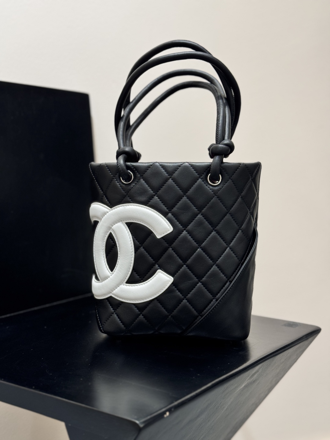 Elegant Black & White Mini Tote Bag: Chic Handbag for Women, 20 x 16 x 7 cm 3 cmp i1747809214754 5473 0 1