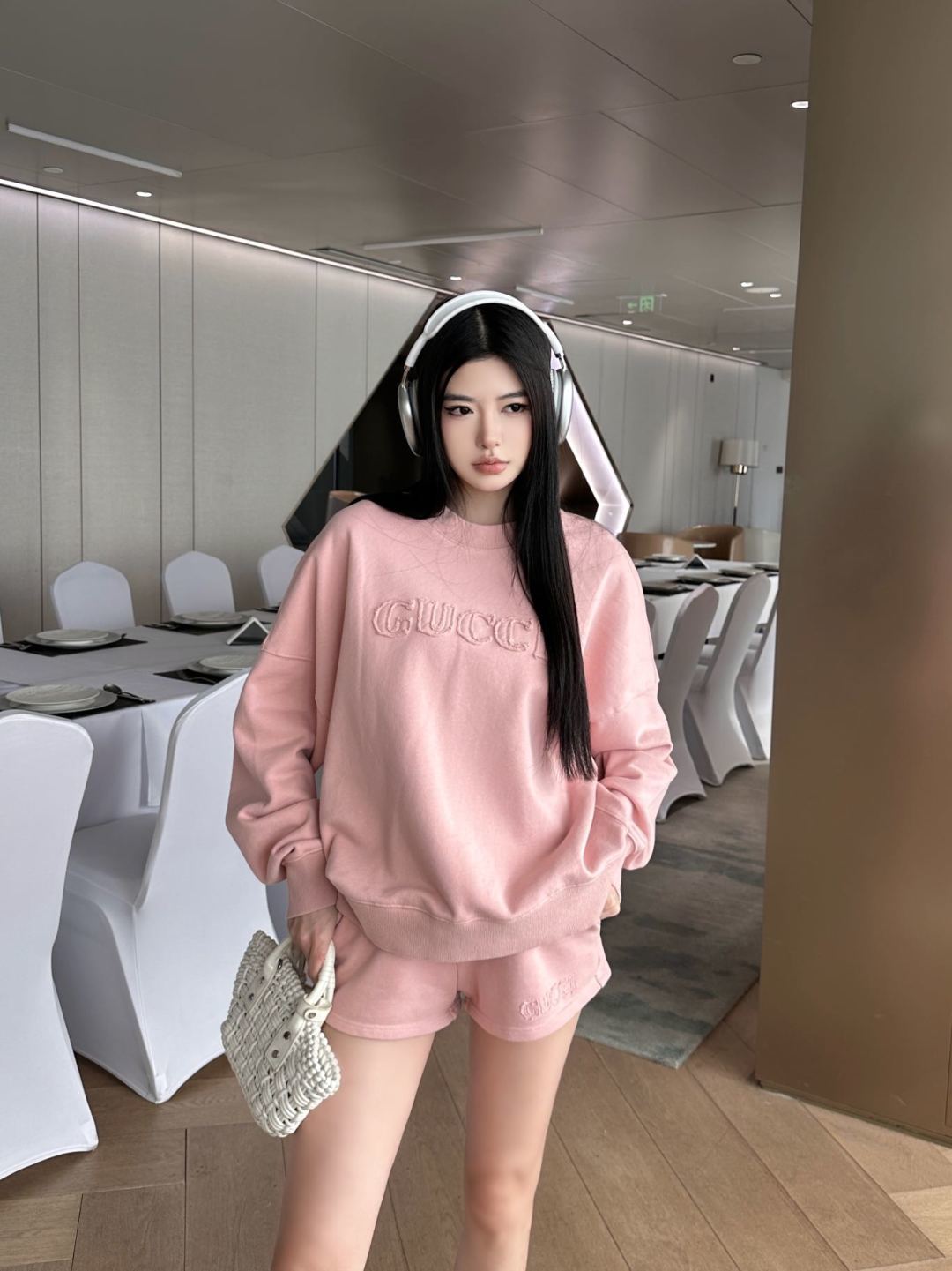 NO:314786,Top shorts model pictures, shorts,alexander wang19860909上衣短裤模特图,,shorts,alexander wang,Women's clothing