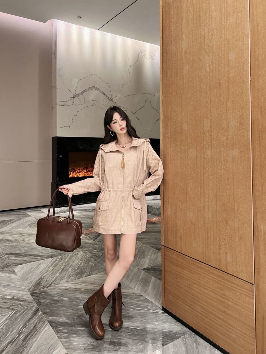 NO:314809,Jackets, shorts, jackets & coats, alexander wang19860909外套短裤长裤配280牛仔外套模特图,,shorts,jackets & coats,alexander wang,Women's clothing