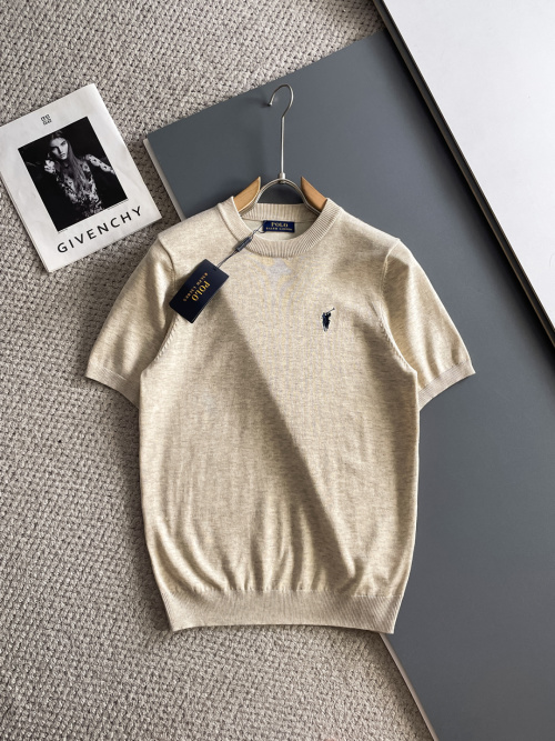 Polo Ralph Lauren Men's Short Sleeve Knitted Crewneck Sweater 1 Polo Ralph Lauren Men's Short Sleeve Knitted Crewneck Sweater