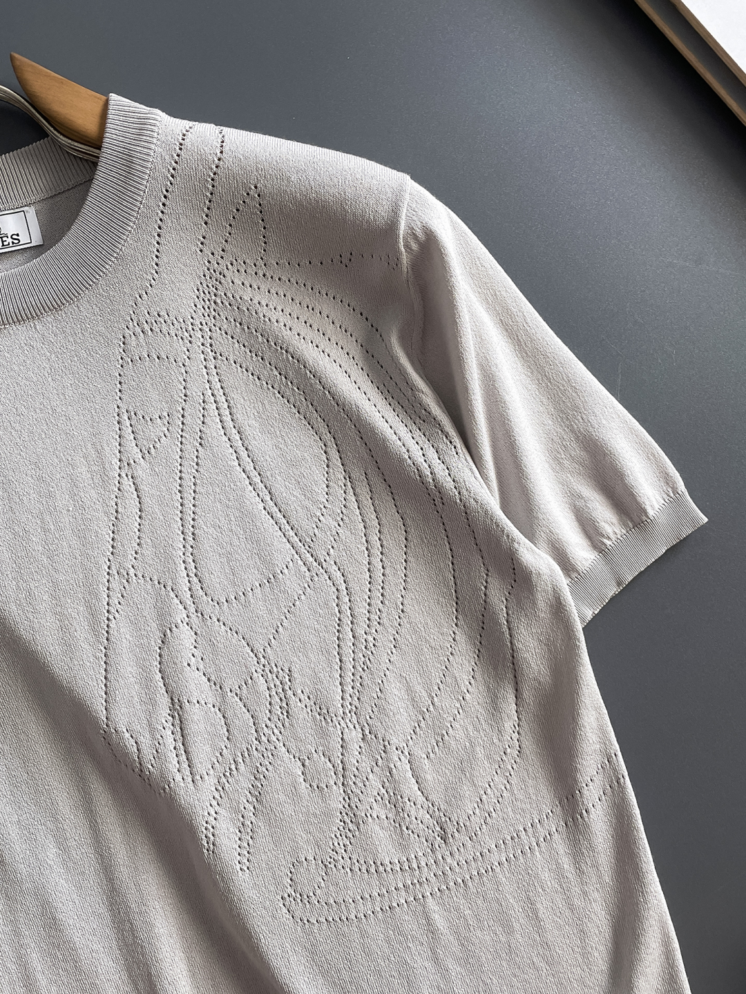 Hermès Men's Short Sleeve Round Neck Knit T-Shirt - Elegant & Comfortable 6 cmp i1748622672456 8122 0 3