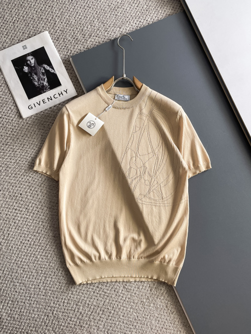 Elegante Camiseta de Punto Hermes para Hombre - Comodidad y Estilo en Cada Detalle 1 Elegante Camiseta de Punto Hermes para Hombre - Comodidad y Estilo en Cada Detalle