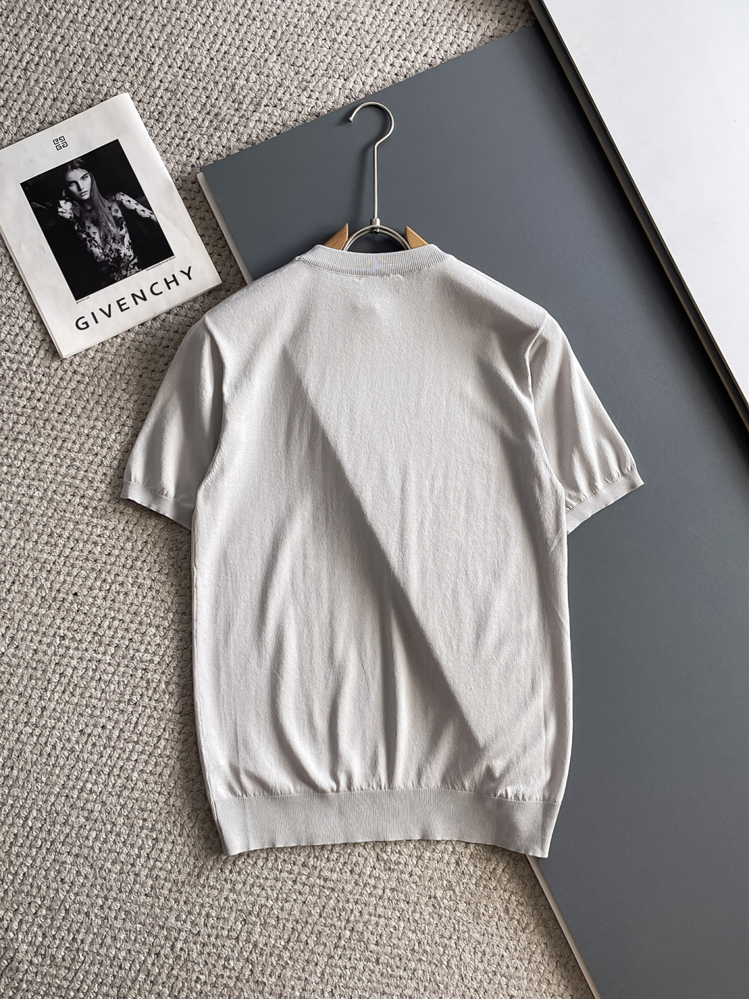 Hermès Men's Short Sleeve Round Neck Knit T-Shirt - Elegant & Comfortable 10 cmp i1748622709559 8041 0 8