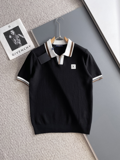 Louis Vuitton 2025 Spring-Summer Polo Shirt - Embroidered Knit Short Sleeve 1 Louis Vuitton 2025 Spring-Summer Polo Shirt - Embroidered Knit Short Sleeve