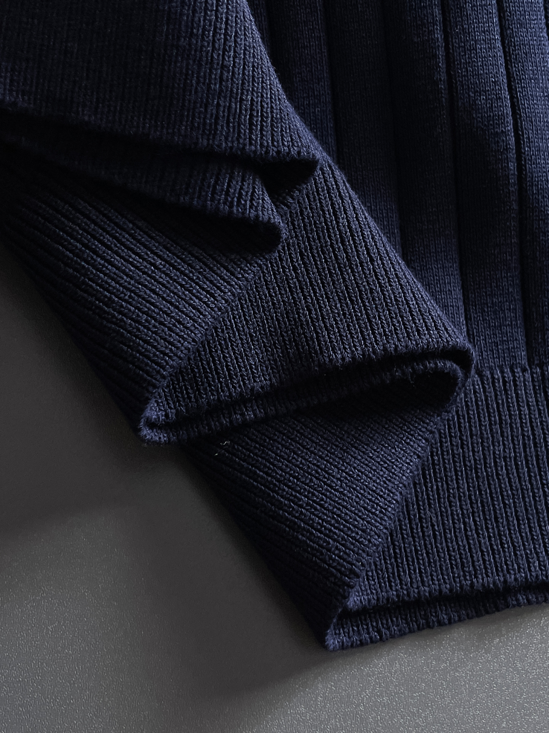 Prada Men's Navy Blue Knit Polo Shirt with White Trim - Contemporary Style 8 cmp i1748623460305 581 0 6