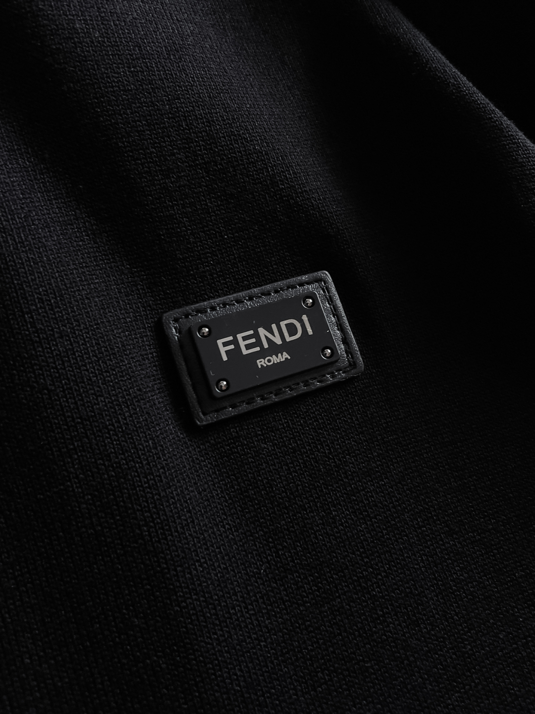 Fendi Men's Black Polo Shirt with White Trim - Modern and Stylish 4 cmp i1748623485714 1725 0 2