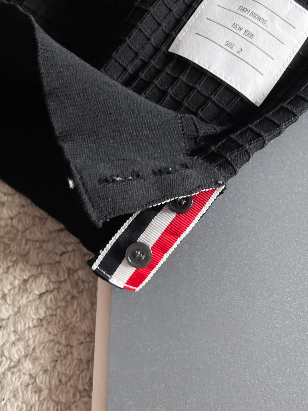 Thom Browne Classic Fit Polo Shirt, Short Sleeve, Four-Bar Stripe 8 cmp i1748623766129 5854 0 6