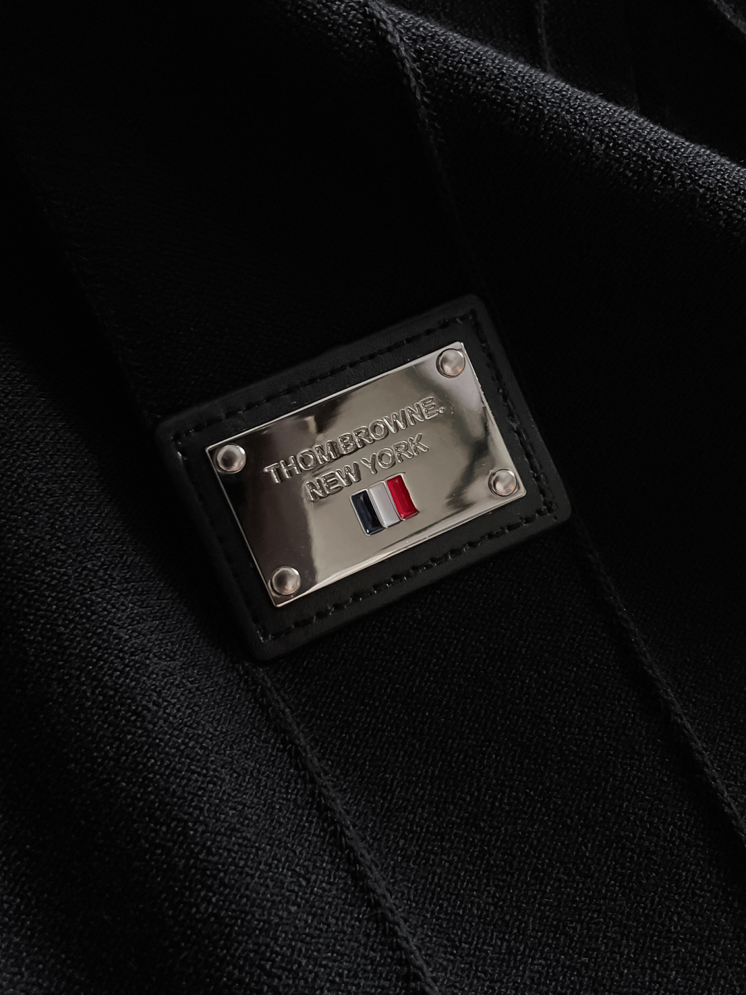 Thom Browne Black Knitted Polo Shirt With Striped Sleeves - Classic Fit 4 cmp i1748623818170 9285 0 2