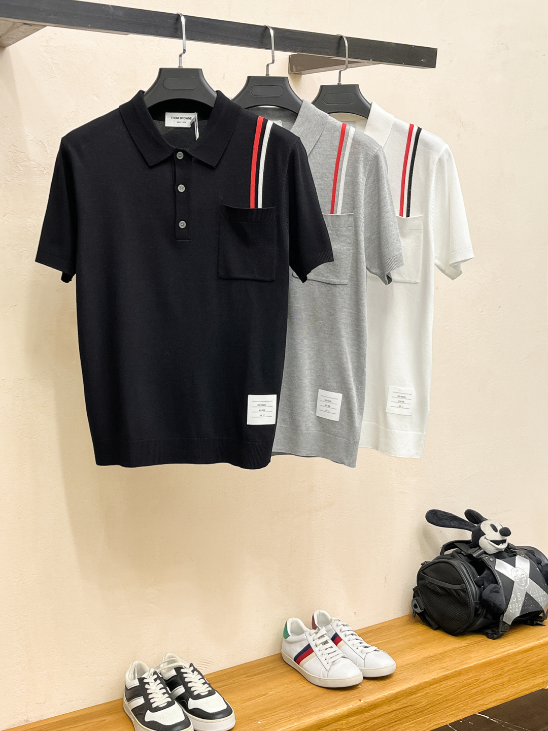 TB 2026春夏新款男士顶级翻领针织短袖T恤，品牌最新设计元素！既不单调也不复杂,恰到好处的展现品味！