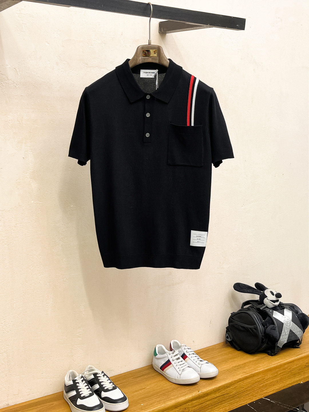 TB 2026春夏新款男士顶级翻领针织短袖T恤，品牌最新设计元素！既不单调也不复杂,恰到好处的展现品味！