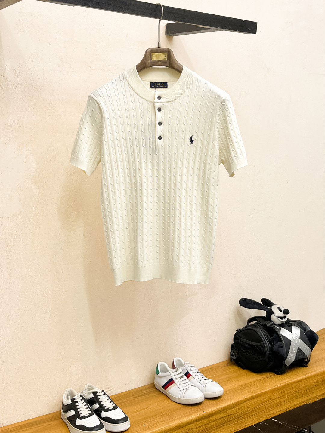 拉夫劳伦 秋冬新款男士顶级翻领针织短袖T恤，品牌最新设计元素！既不单调也不复杂,恰到好处的展现品味！客供