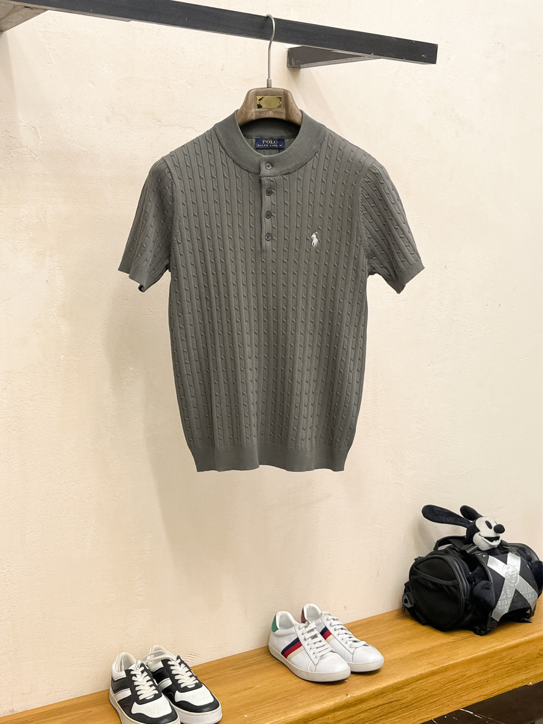 拉夫劳伦 秋冬新款男士顶级翻领针织短袖T恤，品牌最新设计元素！既不单调也不复杂,恰到好处的展现品味！客供