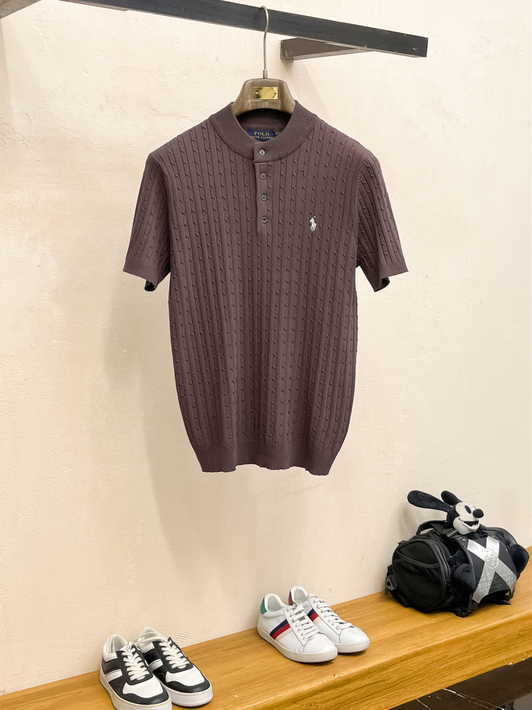 拉夫劳伦 秋冬新款男士顶级翻领针织短袖T恤，品牌最新设计元素！既不单调也不复杂,恰到好处的展现品味！客供