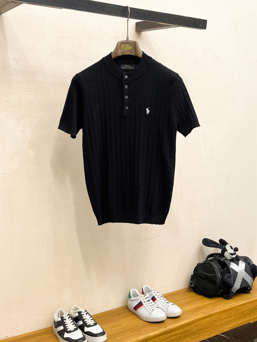 拉夫劳伦 秋冬新款男士顶级翻领针织短袖T恤，品牌最新设计元素！既不单调也不复杂,恰到好处的展现品味！客供
