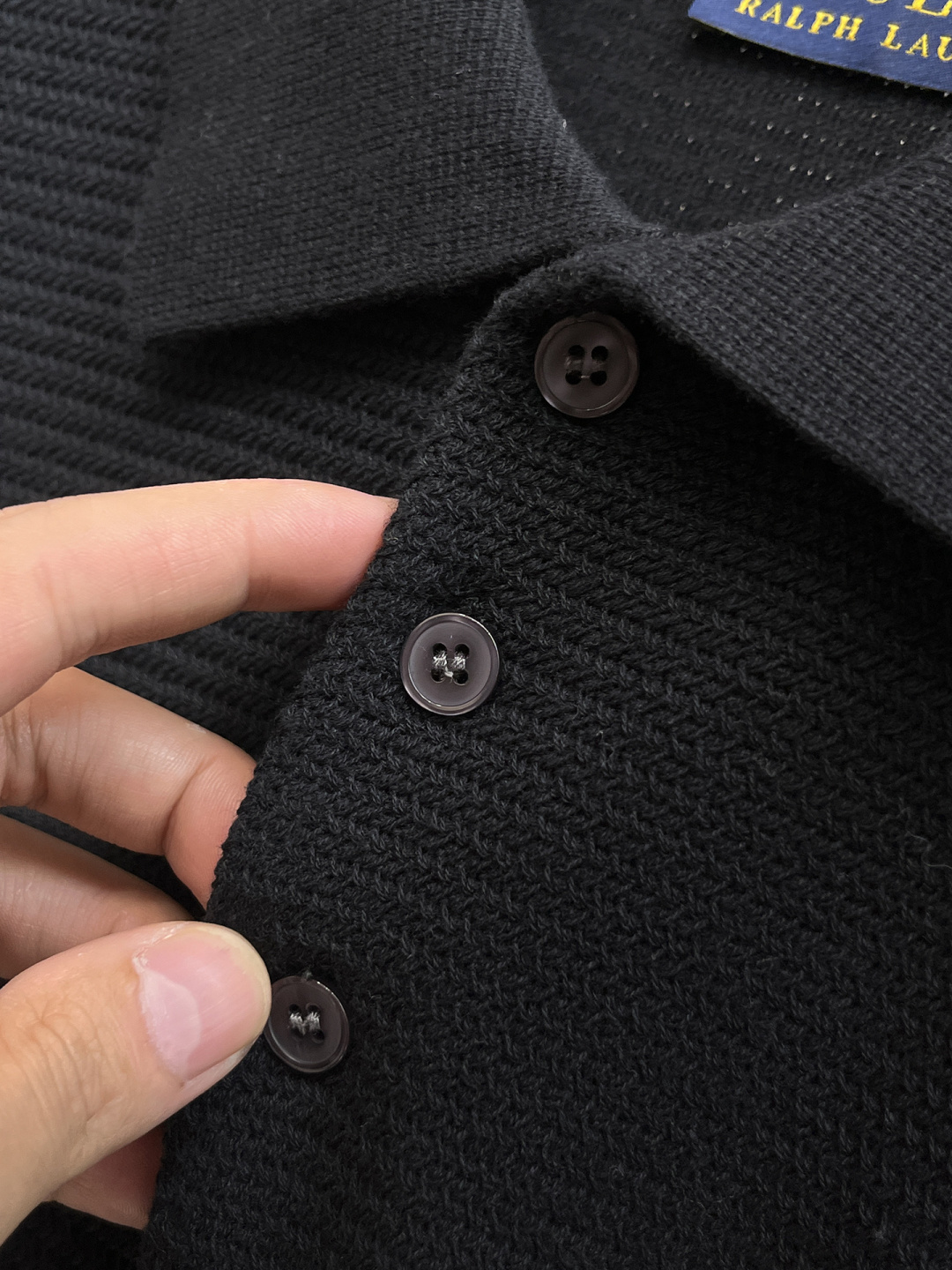 2026春夏新款男士顶级翻领针织短袖T恤，品牌最新设计元素！既不单调也不复杂,恰到好处的展现品味！客供定