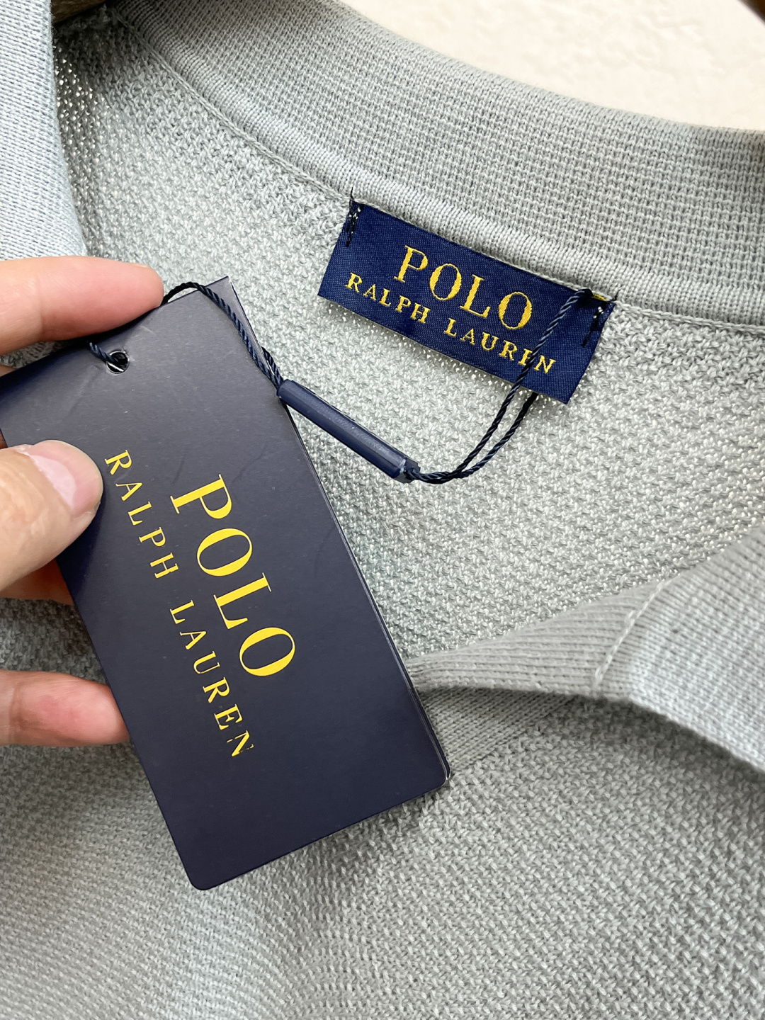 2026春夏新款男士顶级翻领针织短袖T恤，品牌最新设计元素！既不单调也不复杂,恰到好处的展现品味！客供定