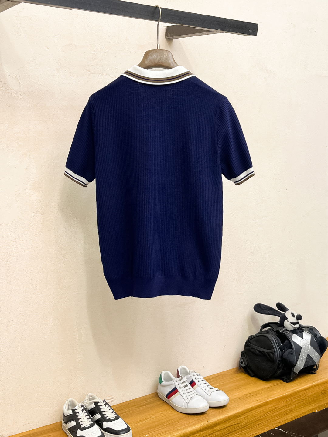 2026新款男士顶级翻领针织短袖T恤，品牌最新设计元素！既不单调也不复杂,恰到好处的展现品味！客供定制伊