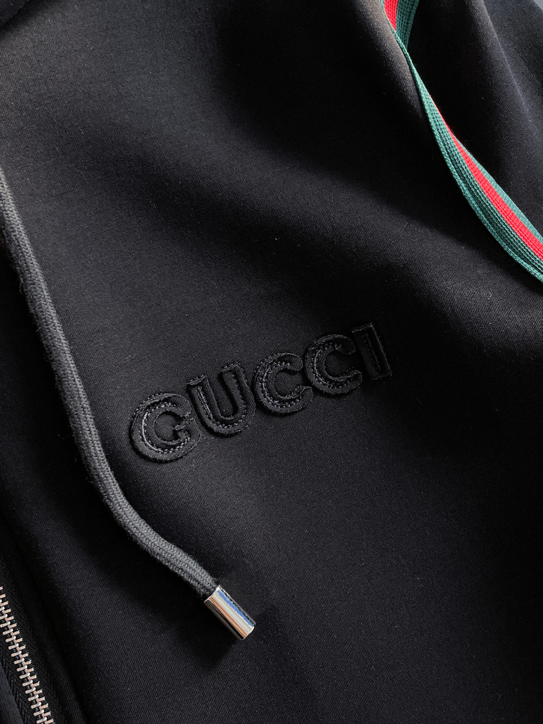 古驰 爆款套装来袭 专注官网原版 2025全新爆款开衫卫衣套装 原单狠货🇭🇰倾注顶级设计师的精心之作 就