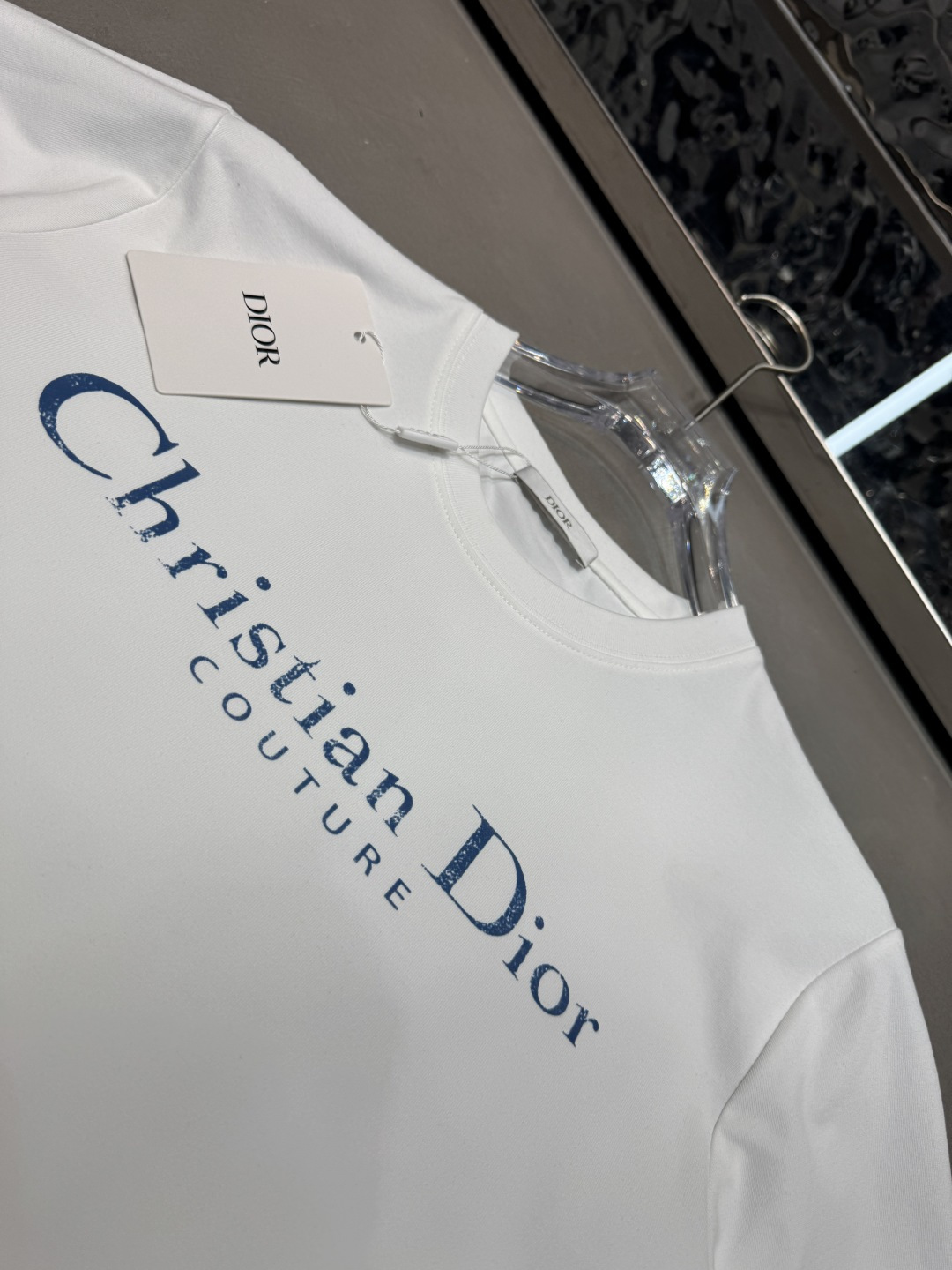 ☄️☄️☄️Dior2026春夏短袖舒弹冰感棉新款短袖T版型：常规修身版型面料优点：舒适 微弹 冰感 挺