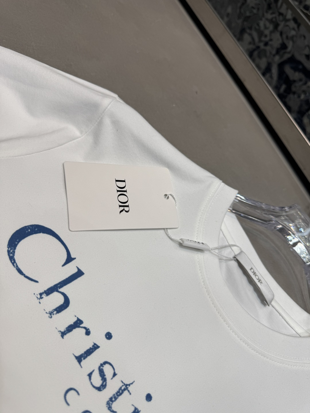 ☄️☄️☄️Dior2026春夏短袖舒弹冰感棉新款短袖T版型：常规修身版型面料优点：舒适 微弹 冰感 挺