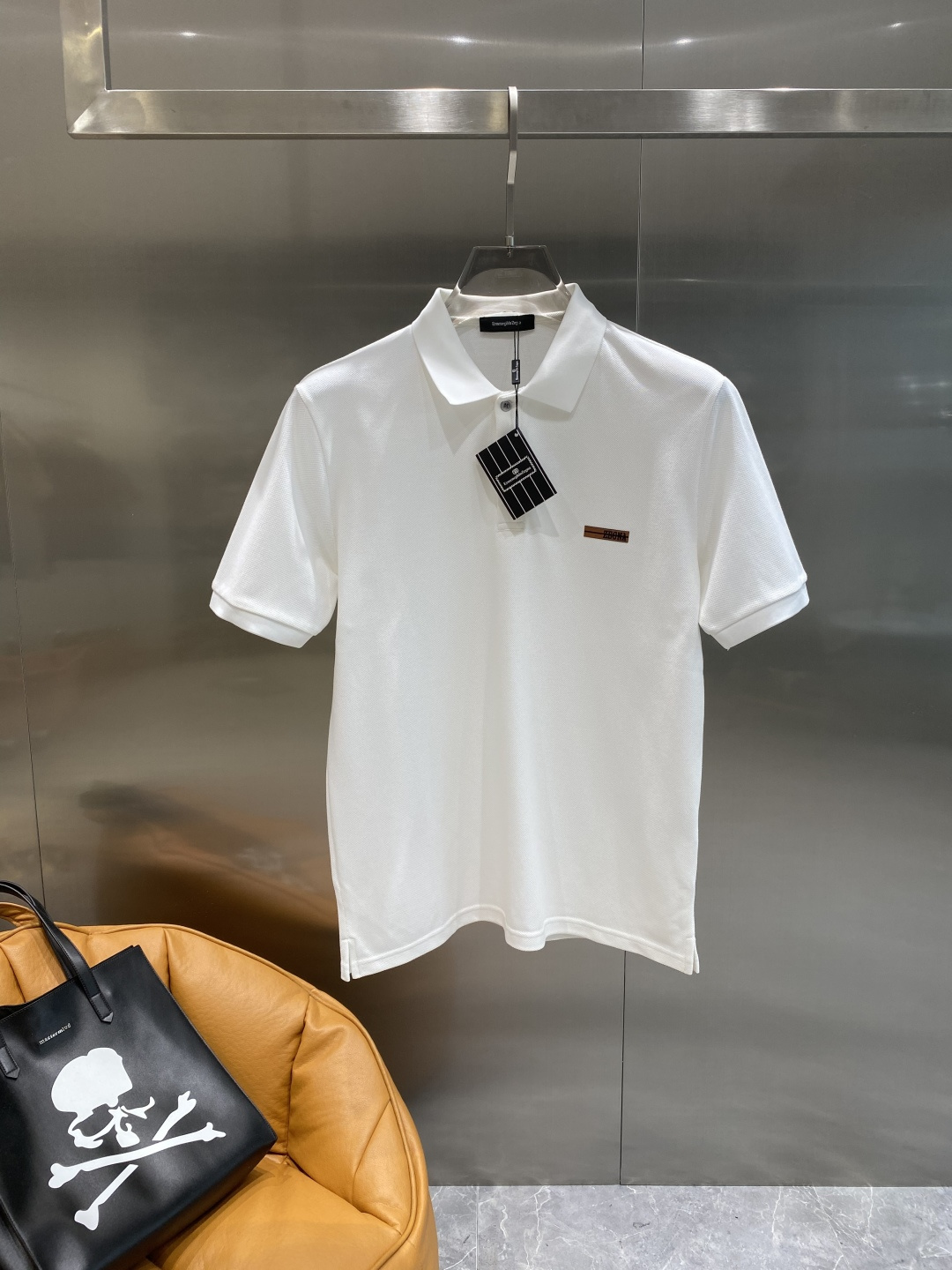 《𝙉𝙚𝙬🤍🖤杰尼家》25SS新款春夏短袖翻领T恤Polo，最高版本客供定制高端朱地面料简单时尚款，拼色螺