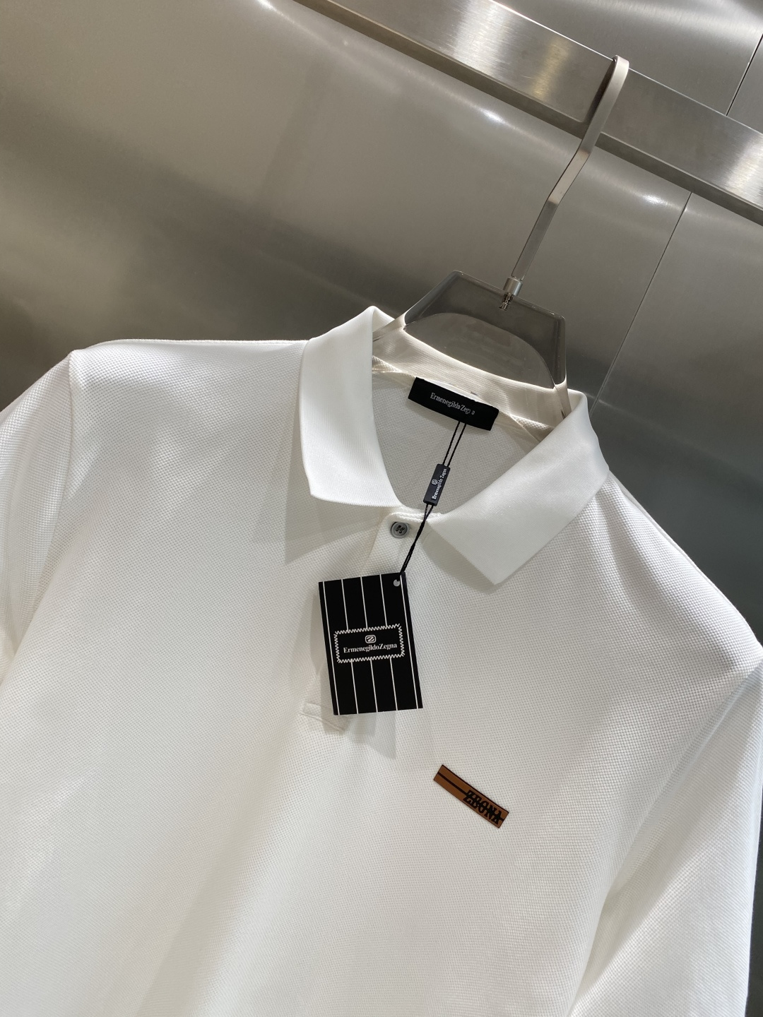 《𝙉𝙚𝙬🤍🖤杰尼家》25SS新款春夏短袖翻领T恤Polo，最高版本客供定制高端朱地面料简单时尚款，拼色螺