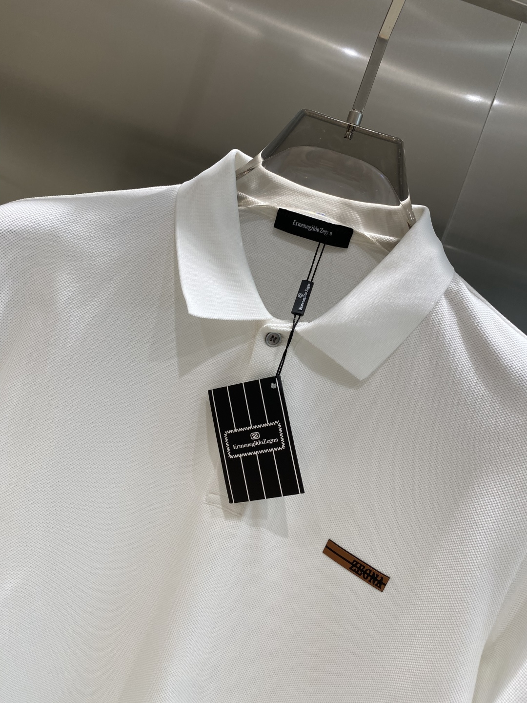 《𝙉𝙚𝙬🤍🖤杰尼家》25SS新款春夏短袖翻领T恤Polo，最高版本客供定制高端朱地面料简单时尚款，拼色螺