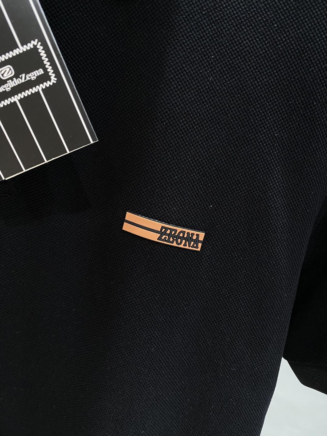 《𝙉𝙚𝙬🤍🖤杰尼家》25SS新款春夏短袖翻领T恤Polo，最高版本客供定制高端朱地面料简单时尚款，拼色螺