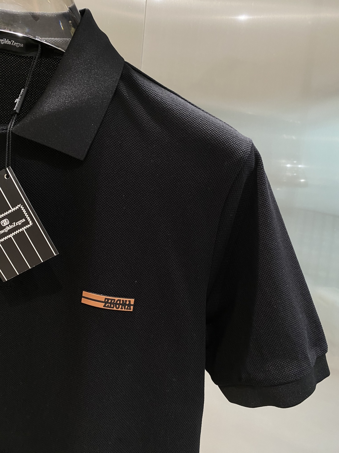 《𝙉𝙚𝙬🤍🖤杰尼家》25SS新款春夏短袖翻领T恤Polo，最高版本客供定制高端朱地面料简单时尚款，拼色螺